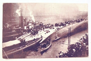 Eastland Schiffswrack Katastrophe Chicago Illinois Vintage Postkarte 1910er unbesendet    - Bild 1 von 2