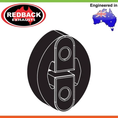 Nuevo * REDBACK * Escape de goma para adaptarse a SUZUKI SJ 410 VAGÓN 1,0 L Foto 1 de 4