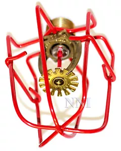 Paratesta irrigatore antincendio - gabbia 1 pz 2 ganci rosso 1/2" IPS - Foto 1 di 4