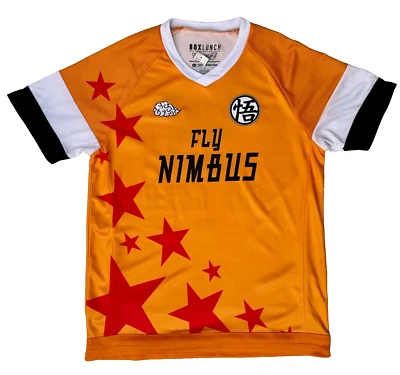 Camiseta deportiva Box Lunch Dragon Ball Z Son Goku #59 Fly Nimbus para hombre SM, LG DISPONIBLE Foto 1 de 4