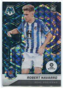2021-22 Panini Mosaic La Liga Mosaic Genesis Refractor 180 Robert Navarro Rookie - Picture 1 of 1