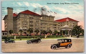 Postcard: Hotel Virginia, CA, Cars, Theo Sohmer, Western Pub & Nov, Posted 1921 - Picture 1 of 2