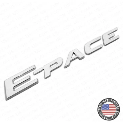 Jaguar E-Pace Liftgate Trunk Car Suv Logo Emblem Badge Nameplate R Sport Chrome Foto 1 de 4