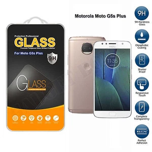 For Motorola G5s Plus Tempered Glass Mobile Phone Screen Protector Premium Film - Picture 1 of 3