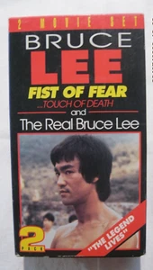 Bruce Lee Boxset 2 VHS Tape Video Fist Of Fear Touch Of Death The Real Bruce Lee - Imagen 1 de 11