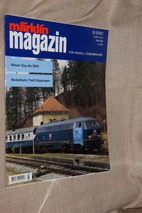 Marklin magazin magazine rivista 3/2001 Tedesco E3^ - Picture 1 of 1