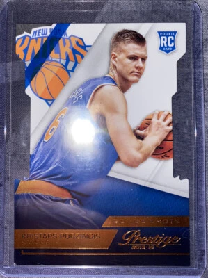 Kristaps Porzingis Prestige Bonus Shots Bronze Die Cut 041/149 Rookie!! - Image 1 of 2