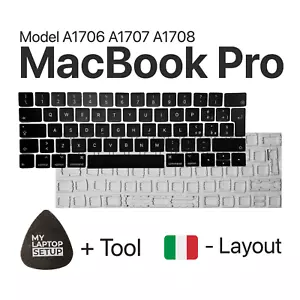 Ersatztaste für MacBook Pro (2016-2017) A1706 A1707 A1708 IT-Layout Italienisch - Bild 1 von 12