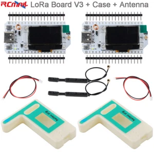 868/915MHz ESP32 LoRa Board V3 + Case + LoRa Antenna for LoRaWAN IOT Meshtastic - Picture 1 of 7