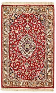 Kaschmir Seide 104x67 cm Handgeknüpft Teppich Orientteppich Neu - Bild 1 von 8