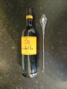 A Decorative Victorian Silver Plated Boot Button Hook. Victorian Button Hook - Picture 1 of 4