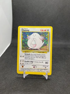 Chansey Holo 3/102 Ultra Rare - Base Set Unlimited - Pokémon Card 1999. Mint +! - Picture 1 of 3