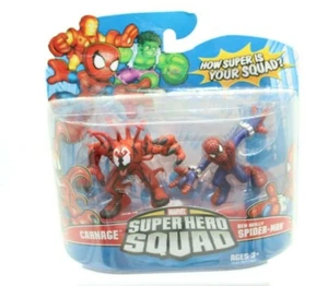 Marvel Super Hero Squad Spiderman Carnage paquete de dos nuevo - Imagen 1 de 4