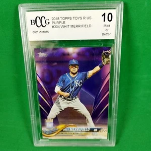 Whit Merrifield 2018 Topps #304 Baseball Card Graded MT 10 - Picture 1 of 2
