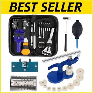 Professional Watch Repair Kit with 406 Tools Including Press Tool & More - Picture 1 of 9