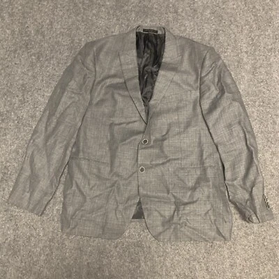 Abrigo/Blazer deportivo John Varvatos Broome para hombre mezcla de lana y lino 48R $448 Foto 1 de 4