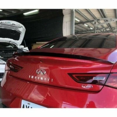 SpX 284F Rear Duckbill Trunk Spoiler Wing Fits 2017~2022 Infiniti Q60 CV37 Coupe - Image 1 of 4
