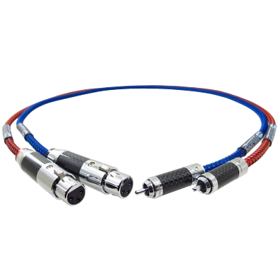 XLR 3 pines hembra a enchufe RCA - Juego de cables de 2 canales Foto 1 de 4