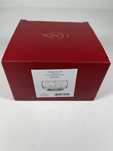 Lenox Holiday Gold Nut Bowl 16oz Clear Crystal 5” w/Gold Rim * NEW in Box - Picture 1 of 9