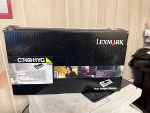 ORIGINAL VERSIEGELT LEXMARK C748H1YG YEL C748H1CG CYAN TONER C748 X748 - Bild 1 von 1