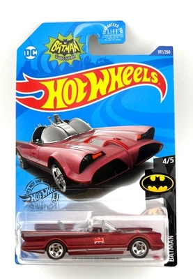 Hot Wheels Batman Serie de TV Clásica Batimóvil Kroger Exclusivo RARO #197/250 Foto 1 de 4