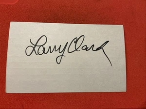 Larry Clark🔥🔥NFL Draft 1973 Pittsburgh Steelers 🔥🔥RARE Autograph🔥🔥 - Picture 1 of 1
