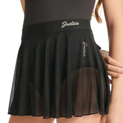 Falda de Baile Ballet de Malla Negra JUSTICIA NIÑAS ELEGIR TALLA NUEVA Foto 1 de 4