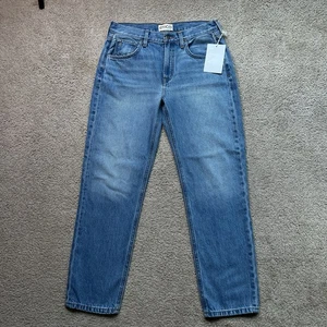 Pantalones de mezclilla ETICA para mujer talla 26 marlow ajustados novio lavado medio nuevos con etiquetas - Imagen 1 de 11