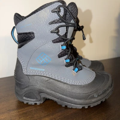 Columbia Bugaboot Niños Botas de Nieve Juveniles Talla 2 Negro Aislado Impermeable BY1320 Foto 1 de 4