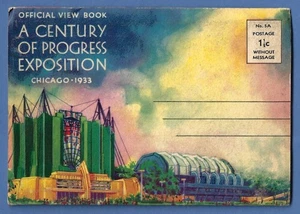 A Century Progress Exposition - Feria Mundial - Libro de carpetas postales de Chicago 1933 - Imagen 1 de 7