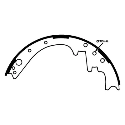 For Plymouth Fury 1962 Wagner Z336 QuickStop Rear Drum Brake Shoes Foto 1 de 2