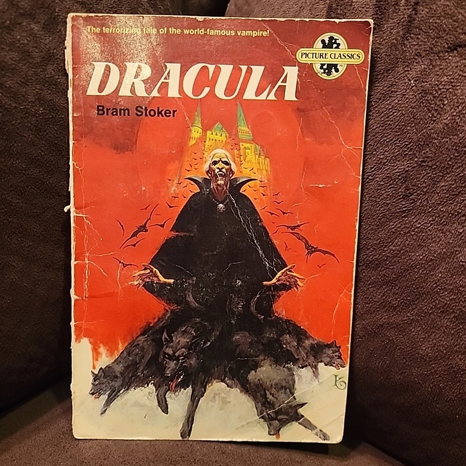 德古拉图片经典快乐之家书籍 1973 年 Ken Barr 艺术钟摆出版社 罕见 — 第 1/4 张图片