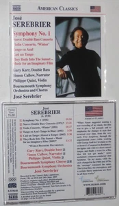 Jose SEREBRIER: Symphony #1, Violin Concerto, Double Bass Concerto, Into Sunset - Picture 1 of 1