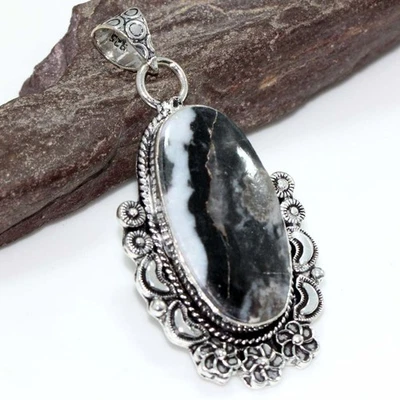 Colgante Turquesa Búfalo Blanco Chapado en Plata 925 Calidad Superior 2.2" GW Foto 1 de 3