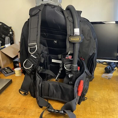 Zeagle Ranger BCD Talla Grande - Negro - Resistente Compensador de Flotabilidad de Buceo Foto 1 de 4