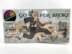 Vtg 1985 Selchow & Righter Go For Broke “Spend A Million” Board Game READ - Picture 1 of 6