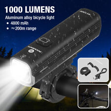 RockBros R3-1000 1000lm 4800mAh LED Bike Headlight - Black