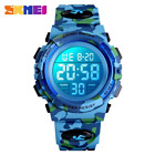 Camouflage 50M Waterproof Kids Outdoor Sport Watches Electronic Wristwatch 