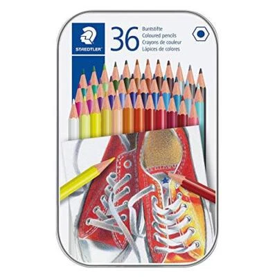 STAEDTLER 175 M36 Coloured Pencils, Assorted Colour, Pack of 36 - Image 1 of 2