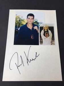 RICHARD KRAJICEK Wimbledonsieger 1996 In-person Karte 20x30 Autogramm - Picture 1 of 2