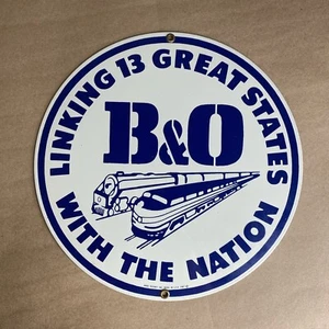 B&O Railroad Linking 13 States With The Nation Porzellanstecker, Ande Rooney 1987 - Bild 1 von 3