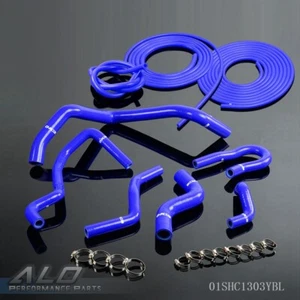 Silicone Hose Kit+Vacuum Hose Fit For 92-00 Honda Civic 1.6L SOHC D15 D16 EG EK - Picture 1 of 12