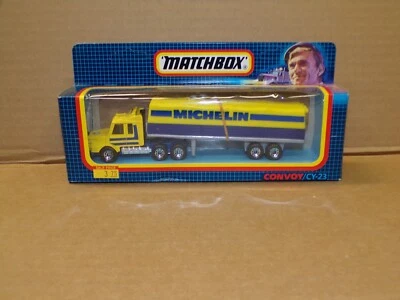 1987 Matchbox Convoy MICHELIN TIRES SCANIA BOX TRUCK #CY23 - NOS ! - Image 1 of 4