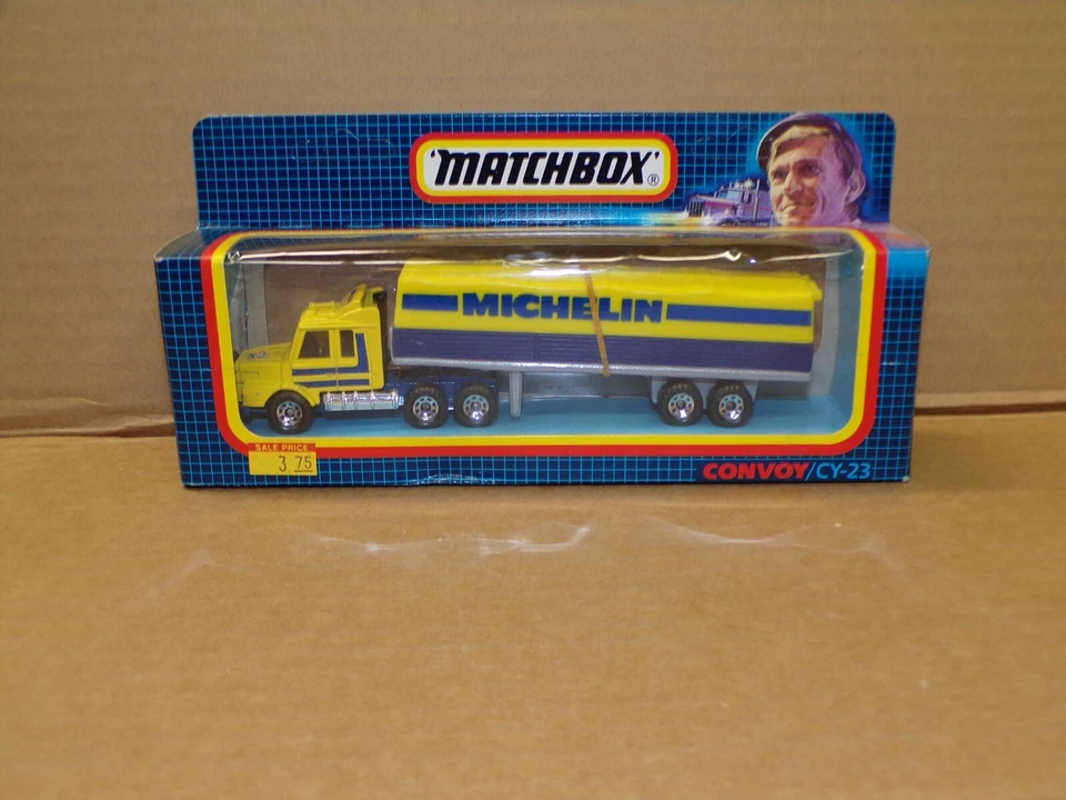 1987 Matchbox Convoy MICHELIN TIRES SCANIA BOX TRUCK #CY23 - NOS ! - Image 1 of 4