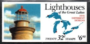 US Scott #BK230 Booklet of Lighthouse Stamps - Picture 1 of 1