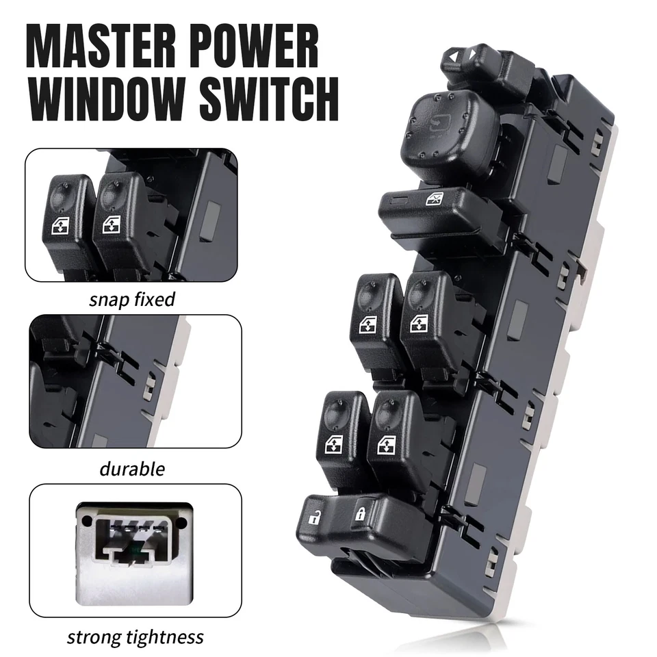 Master Power Window Switch for Chevrolet Avalanche 1500 2003-2006 for GMC Sierra Foto 1 de 4