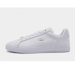 Lacoste Lerond 2223 Shoes Sneakers RRP$170 Womens Trainers White Leather US9 New - Picture 1 of 6