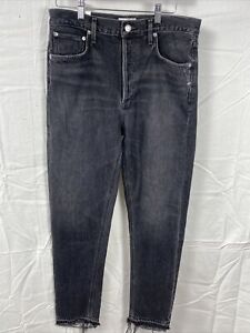 NWT AGOLDE Jamie High Rise Classic Fit Jeans,  Black wash - Women's size 27