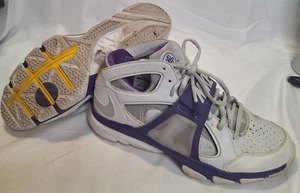 Nike Zoom Huarache Trainer Lakers Varsity White/purple 414975-105 Men's Size 11 - Picture 1 of 12