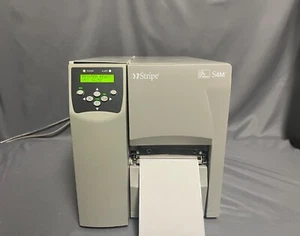 Zebra Stripe S4M Thermal Barcode Label Printer 'FOR PART or REPAIR' DT/TT - Picture 1 of 13